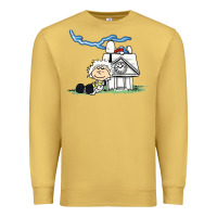 Antique Gold back to the peanuts Premium Sweatshirt - linhVisuals