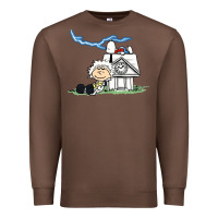 Chestnut back to the peanuts Premium Sweatshirt - linhVisuals