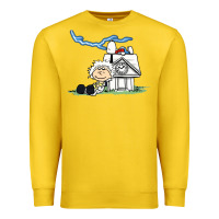 Lemon back to the peanuts Premium Sweatshirt - linhVisuals
