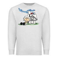 Oatmeal Heather back to the peanuts Premium Sweatshirt - linhVisuals