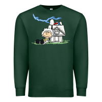 Sports Green back to the peanuts Premium Sweatshirt - linhVisuals