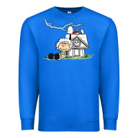 True Royal back to the peanuts Premium Sweatshirt - linhVisuals