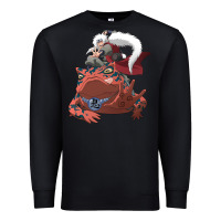 Black jiraiya gamabunta Premium Sweatshirt - linhVisuals