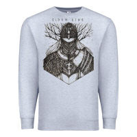 Heather Grey eldenring Premium Sweatshirt - linhVisuals