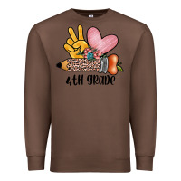 Chestnut peace love 4th grade Premium Sweatshirt - JahusDesignShop