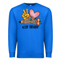 True Royal peace love 4th grade Premium Sweatshirt - JahusDesignShop