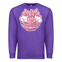 Kawaii Cat Ramen   Cute Gift Premium Sweatshirt | Teevron