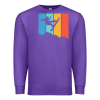 Purple snowboarding gift t  shirt snowboard tshirt for a snowboarder t  shirt Premium Sweatshirt - linhVisuals