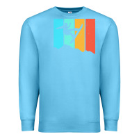 Ocean Blue snowboarding gift t  shirt snowboard tshirt for a snowboarder t  shirt Premium Sweatshirt - linhVisuals