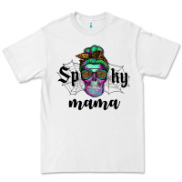 White spooky mama skull Premium Tee - RanaPortraitStore