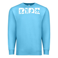 Ocean Blue ride snowboard snowboarding Premium Sweatshirt - linhVisuals