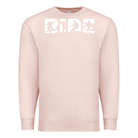 Pale Pink ride snowboard snowboarding Premium Sweatshirt - linhVisuals