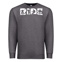 Charcoal Heather ride snowboard snowboarding Premium Sweatshirt - linhVisuals