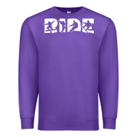 Purple ride snowboard snowboarding Premium Sweatshirt - linhVisuals