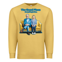 Antique Gold the good place Premium Sweatshirt - linhVisuals