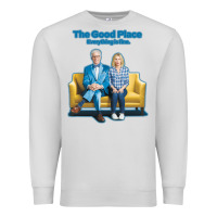 Dove Grey the good place Premium Sweatshirt - linhVisuals