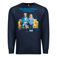 Navy the good place Premium Sweatshirt - linhVisuals