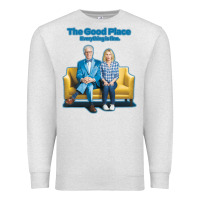 Oatmeal Heather the good place Premium Sweatshirt - linhVisuals