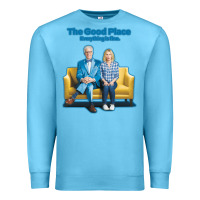 Ocean Blue the good place Premium Sweatshirt - linhVisuals