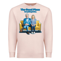 Pale Pink the good place Premium Sweatshirt - linhVisuals