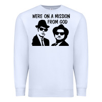 White Elwood & Jake Premium Sweatshirt - linhVisuals