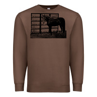 Chestnut beautiful jim key  performing horse Premium Sweatshirt - linhVisuals