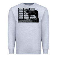 Heather Grey beautiful jim key  performing horse Premium Sweatshirt - linhVisuals