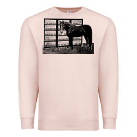 Pale Pink beautiful jim key  performing horse Premium Sweatshirt - linhVisuals