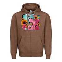 Chestnut cna nurse Zipper Hoodie - JahusDesignShop
