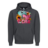 Smoke cna nurse Zipper Hoodie - JahusDesignShop