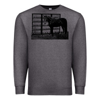 Charcoal Heather beautiful jim key  performing horse Premium Sweatshirt - linhVisuals