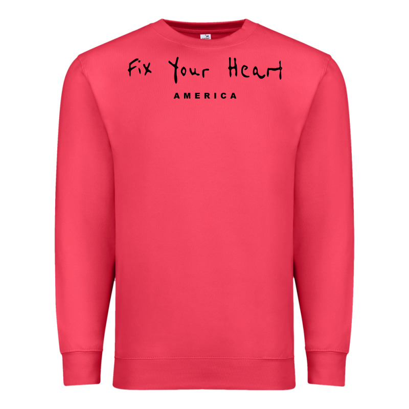 Fix Your Heart America Premium Sweatshirt by linhVisuals | Teevron