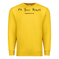 Lemon Fix your heart america Premium Sweatshirt - linhVisuals