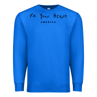 True Royal Fix your heart america Premium Sweatshirt - linhVisuals