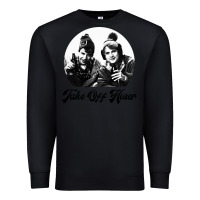 Black take off hoser Premium Sweatshirt - linhVisuals