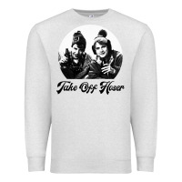 Oatmeal Heather take off hoser Premium Sweatshirt - linhVisuals