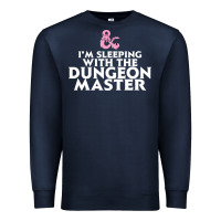 Navy I'm sleeping with the dungeon master Premium Sweatshirt - linhVisuals
