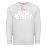 Oatmeal Heather I'm sleeping with the dungeon master Premium Sweatshirt - linhVisuals