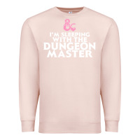 Pale Pink I'm sleeping with the dungeon master Premium Sweatshirt - linhVisuals