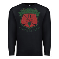 Black bushwood country club Premium Sweatshirt - linhVisuals