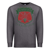 Charcoal Heather bushwood country club Premium Sweatshirt - linhVisuals