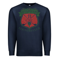 Navy bushwood country club Premium Sweatshirt - linhVisuals