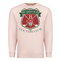 Pale Pink bushwood country club Premium Sweatshirt - linhVisuals