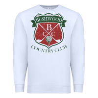 White bushwood country club Premium Sweatshirt - linhVisuals