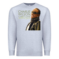 Heather Grey Charlie Wilson Premium Sweatshirt - linhVisuals