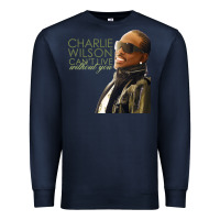 Navy Charlie Wilson Premium Sweatshirt - linhVisuals