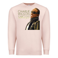 Pale Pink Charlie Wilson Premium Sweatshirt - linhVisuals