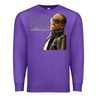 Purple Charlie Wilson Premium Sweatshirt - linhVisuals