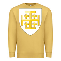 Antique Gold arms of the kingdom of jerusalem Premium Sweatshirt - linhVisuals
