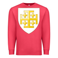 Cardinal arms of the kingdom of jerusalem Premium Sweatshirt - linhVisuals